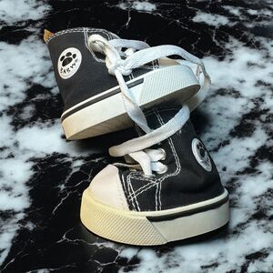 Build‎ a Bear Canvas Black Converse-Type High Top Sneakers